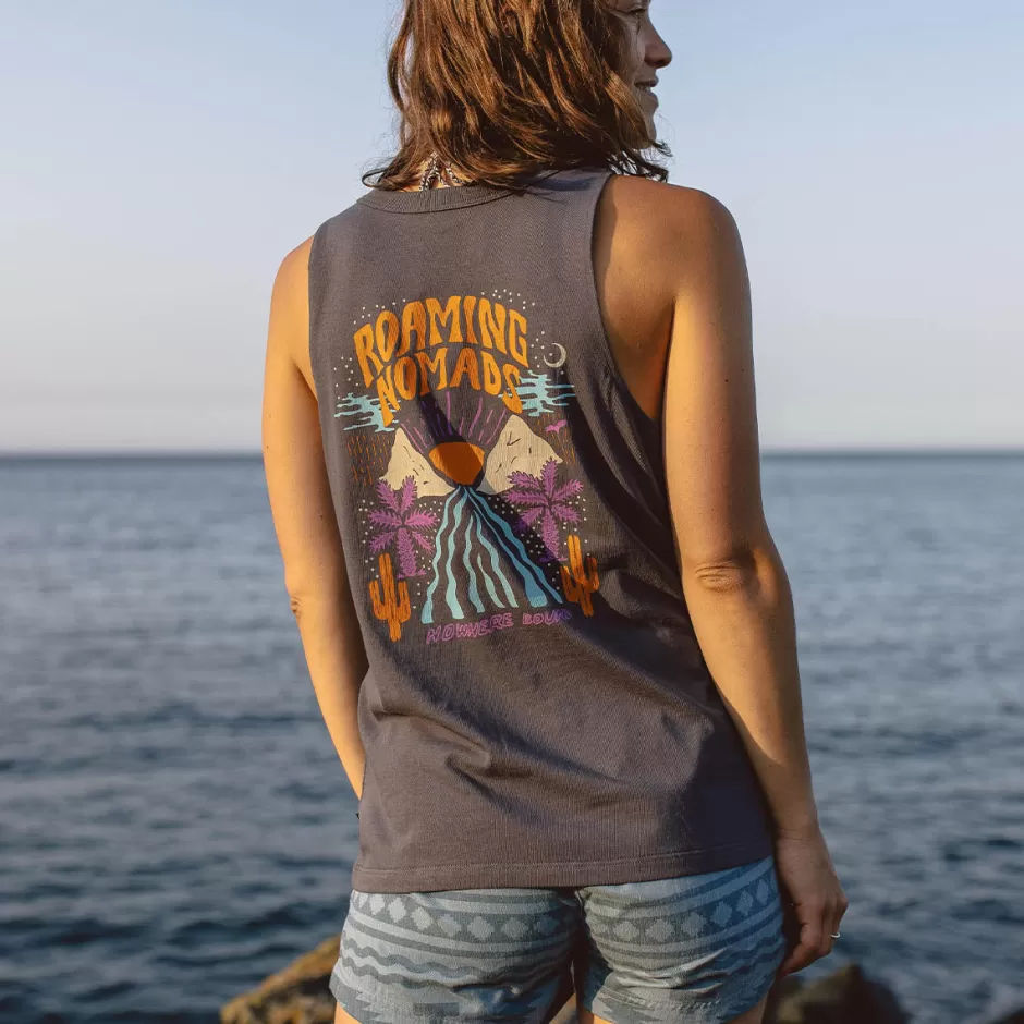 Women Passenger Tops & T-Shirts | Tank Tops | Cactus Recycled Cotton Tank Top