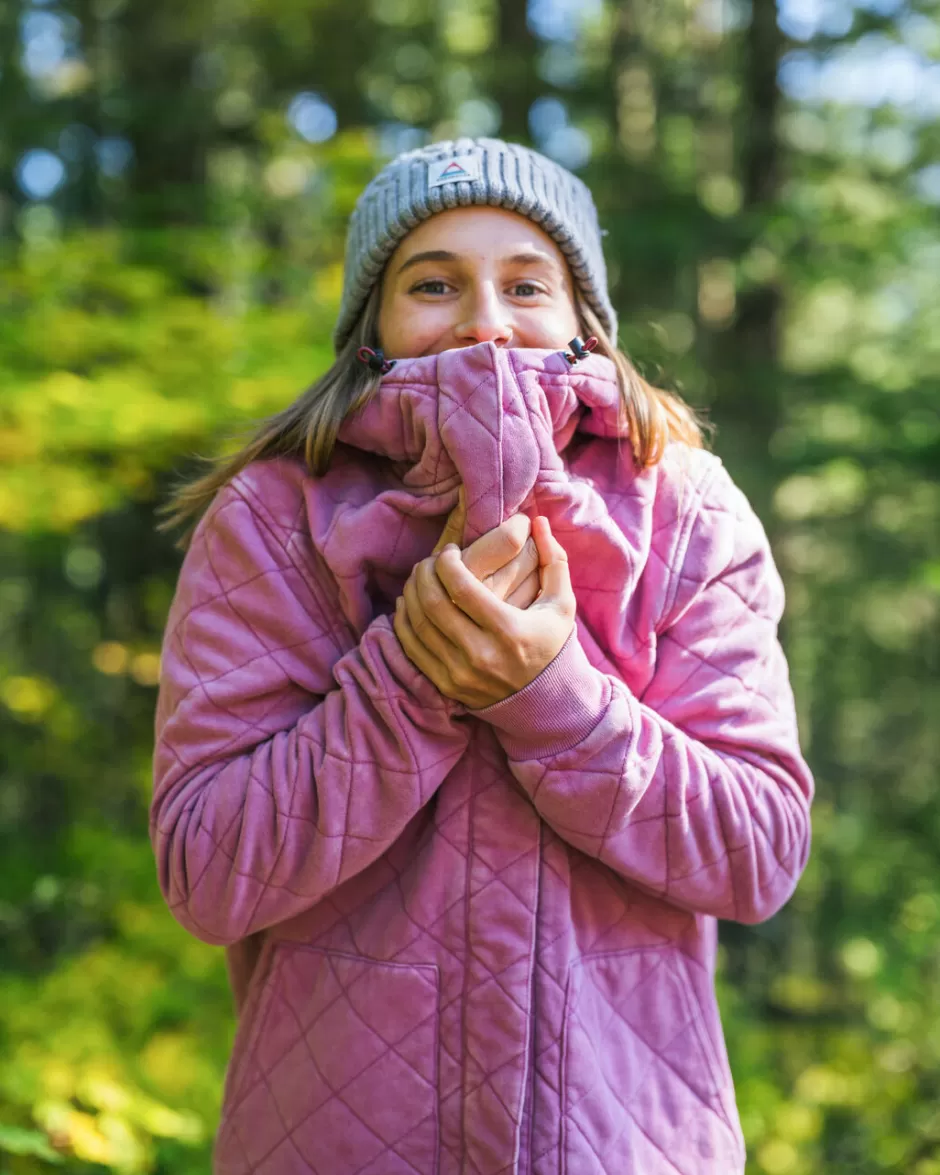 Women Passenger Hoodies & Sweatshirts | Clementine Recycled Quilted Popper Up Hoodie