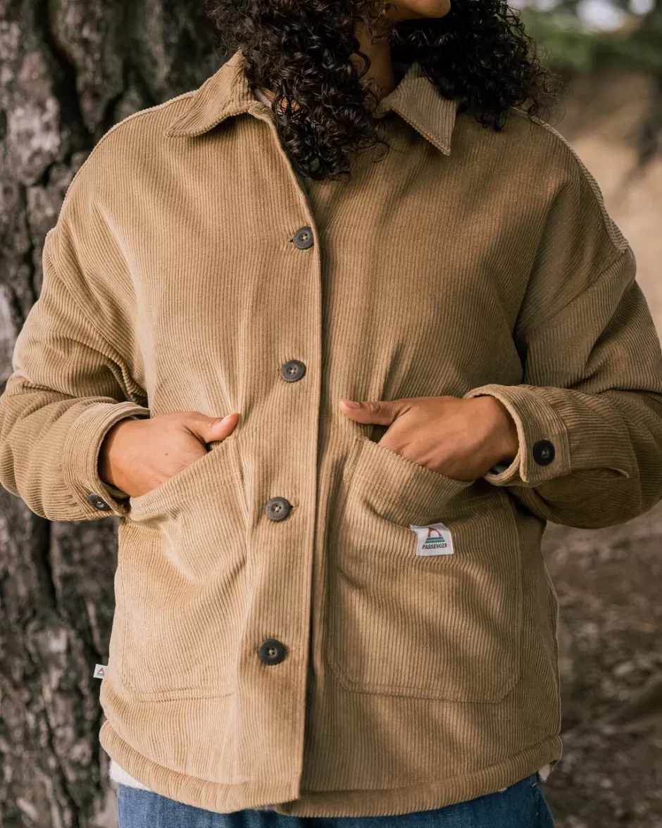 Women Passenger Shirts | Overshirts | Flint Recycled Corduroy Overshirt