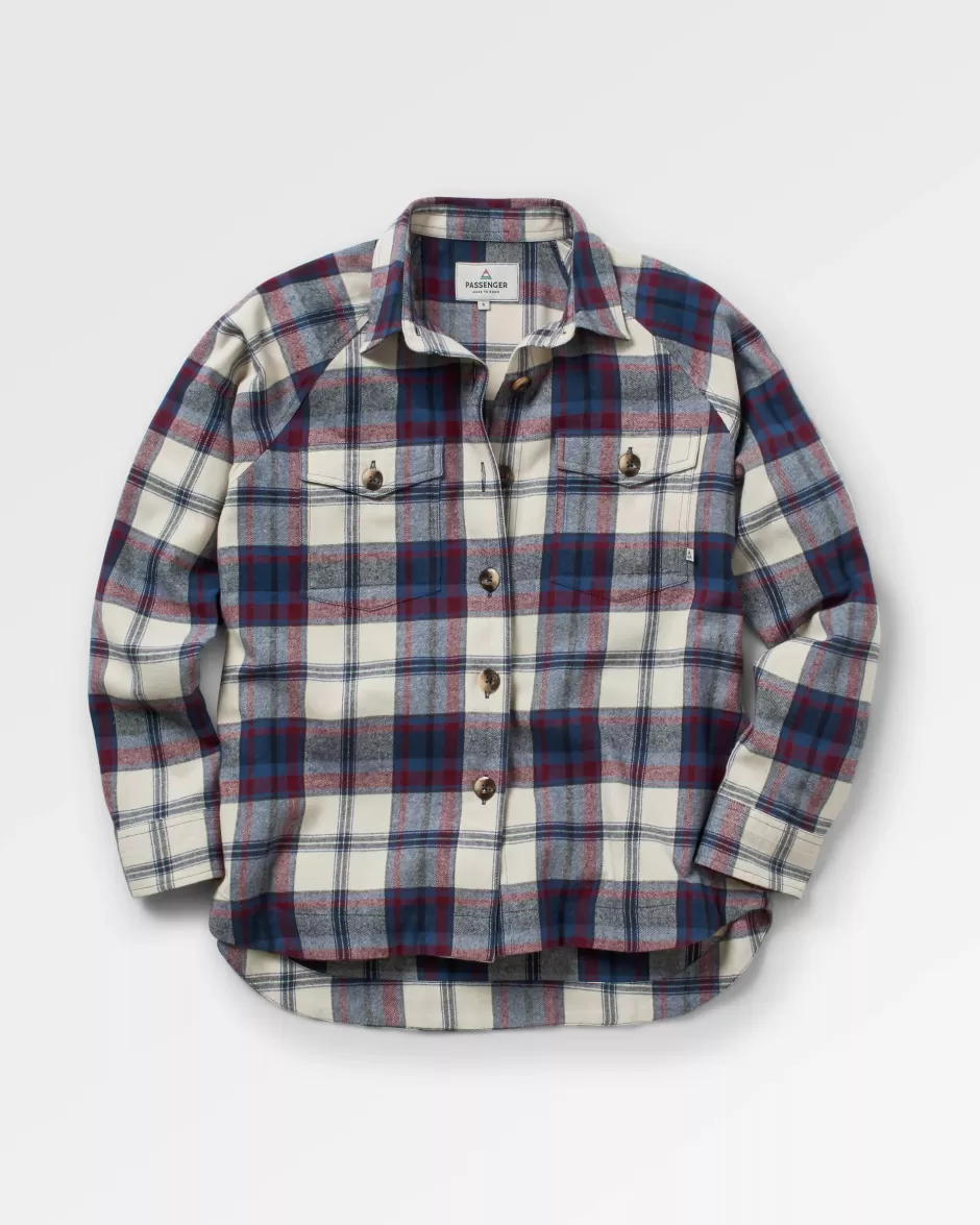 Women Passenger Shirts | Women's Outlet | Harmony Organic Cotton Check Shirt