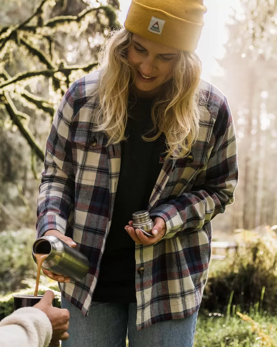 Women Passenger Shirts | Women's Outlet | Harmony Organic Cotton Check Shirt