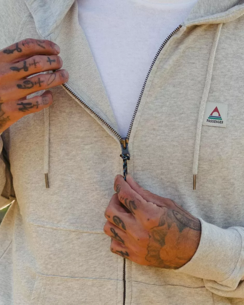 Passenger Hoodies & Sweatshirts | Men's Outlet | Heritage Full Zip Recycled Cotton Hoodie