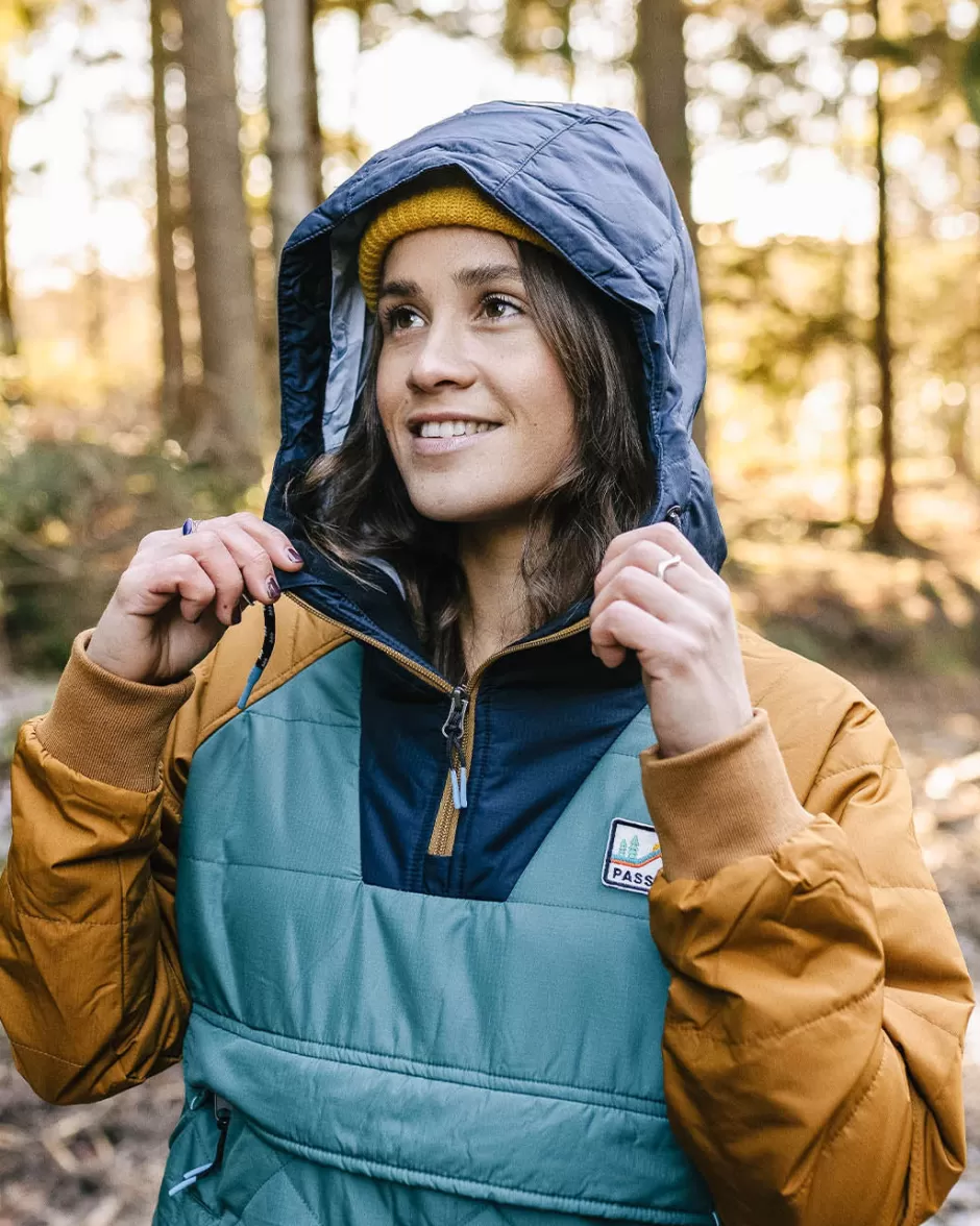 Women Passenger Water Resistant | Insulated | Ocean Recycled Insulated 1/2 Zip Jacket