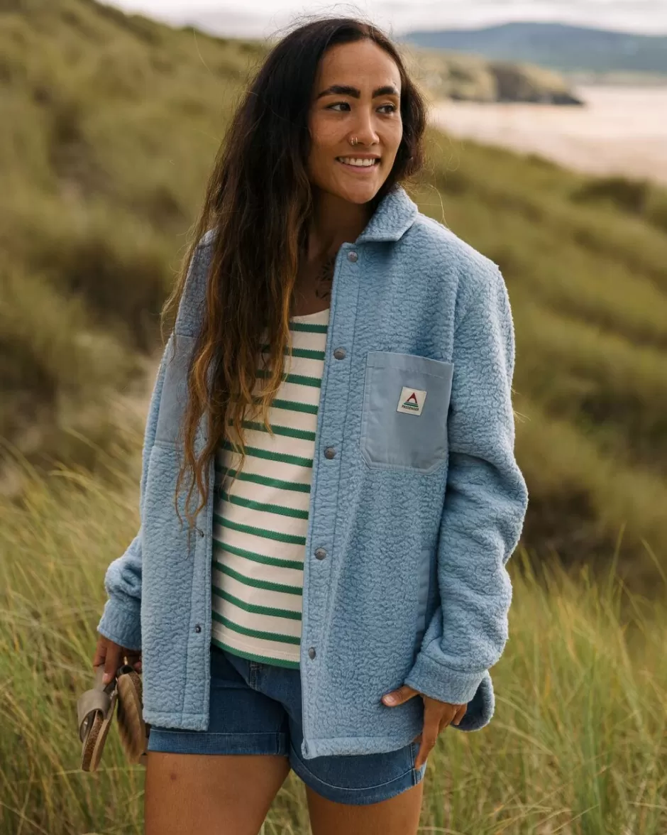 Women Passenger Fleece | Fleece | Rappel Recycled Sherpa Oversized Shirt
