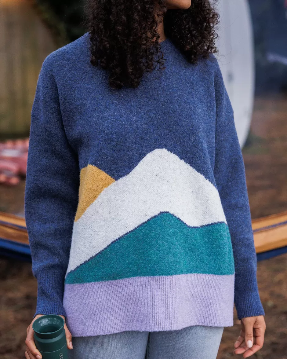 Women Passenger Knitwear | Winter Road Trip Essentials | Vista Recycled Oversized Knitted Jumper