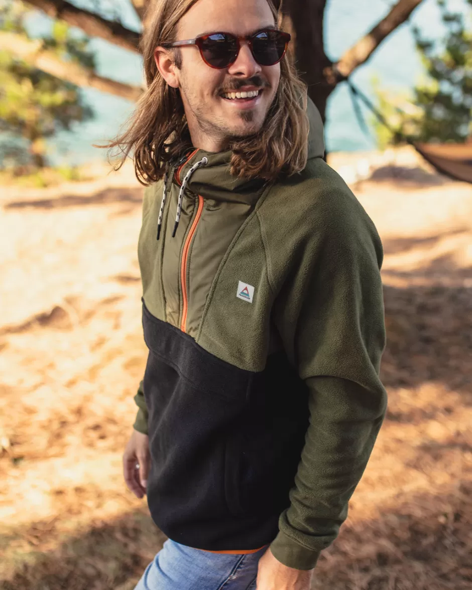 Passenger Fleece | Fleece | Woodland Hooded 1/2 Zip Polar Fleece